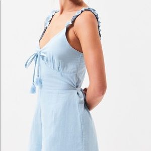 Lottie Moss Bustier Tie Front Romper